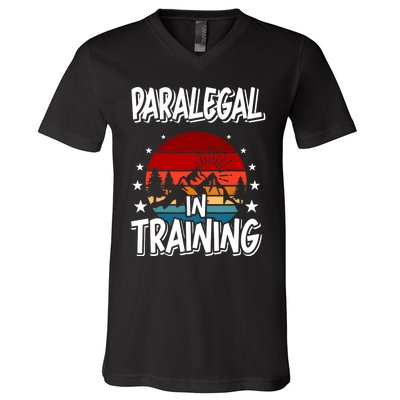 Paralegal In Training Future Paralegal V-Neck T-Shirt