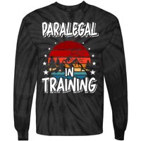 Paralegal In Training Future Paralegal Tie-Dye Long Sleeve Shirt