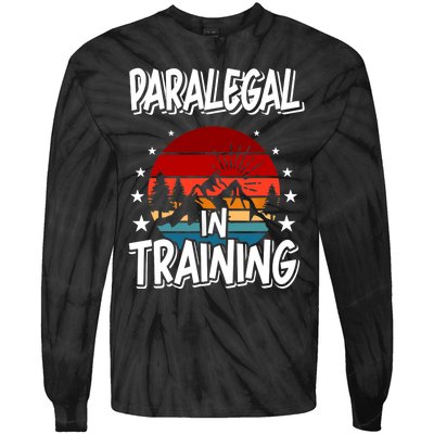 Paralegal In Training Future Paralegal Tie-Dye Long Sleeve Shirt