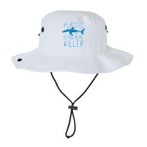 Plastic Is The Real Killer Shark Environt Save Ocean Funny Gift Legacy Cool Fit Booney Bucket Hat