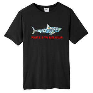 Plastic Is The Real Killer Costume Shark Save Ocean Cool Gift Tall Fusion ChromaSoft Performance T-Shirt