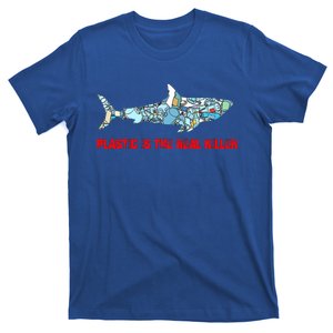 Plastic Is The Real Killer Costume Shark Save Ocean Cool Gift T-Shirt