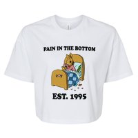 Pain In The Bottom Est 1995 Bella+Canvas Jersey Crop Tee