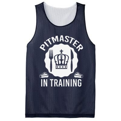 Pitmaster In Training Bbq Enthusiast Design Mesh Reversible Basketball Jersey Tank