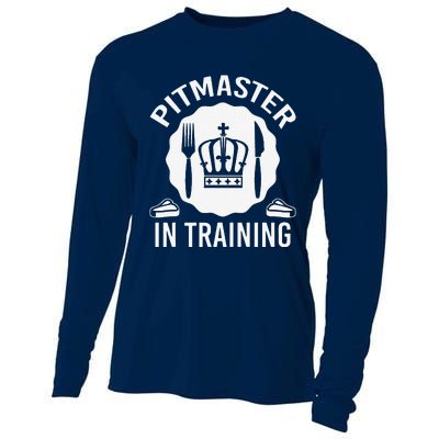 Pitmaster In Training Bbq Enthusiast Design Cooling Performance Long Sleeve Crew