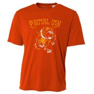 Primal Ink Tattoo Lovers Fierce Tiger Gift Cooling Performance Crew T-Shirt