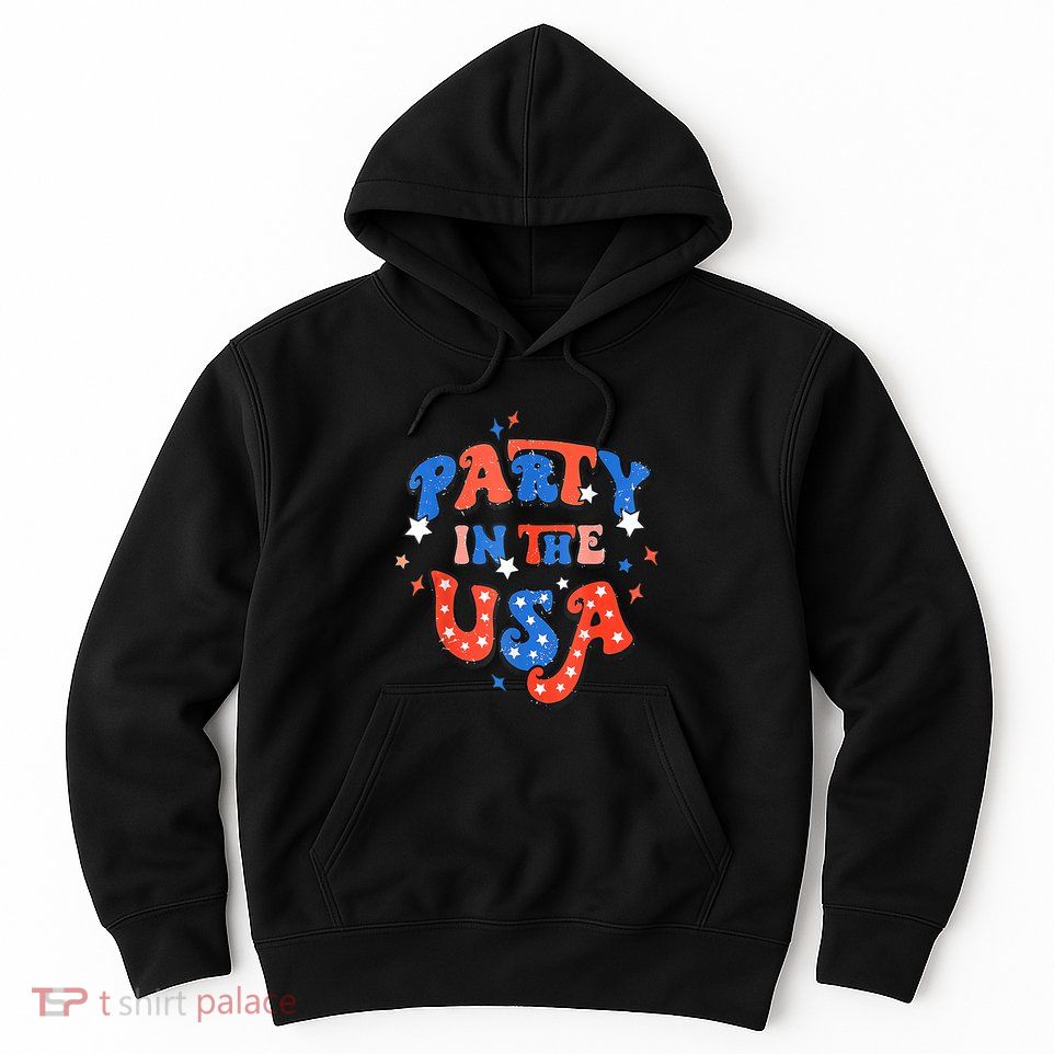 Party In The USA 4th Of July Independence Day USA Vintage Hoodie