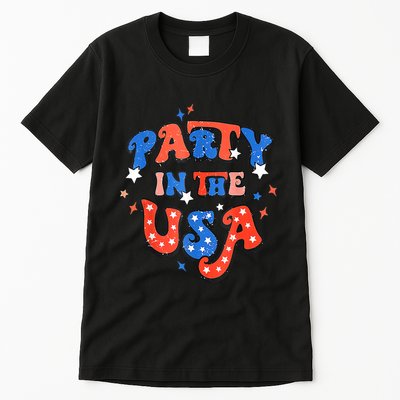 Party In The USA 4th Of July Independence Day USA Vintage Tall T-Shirt