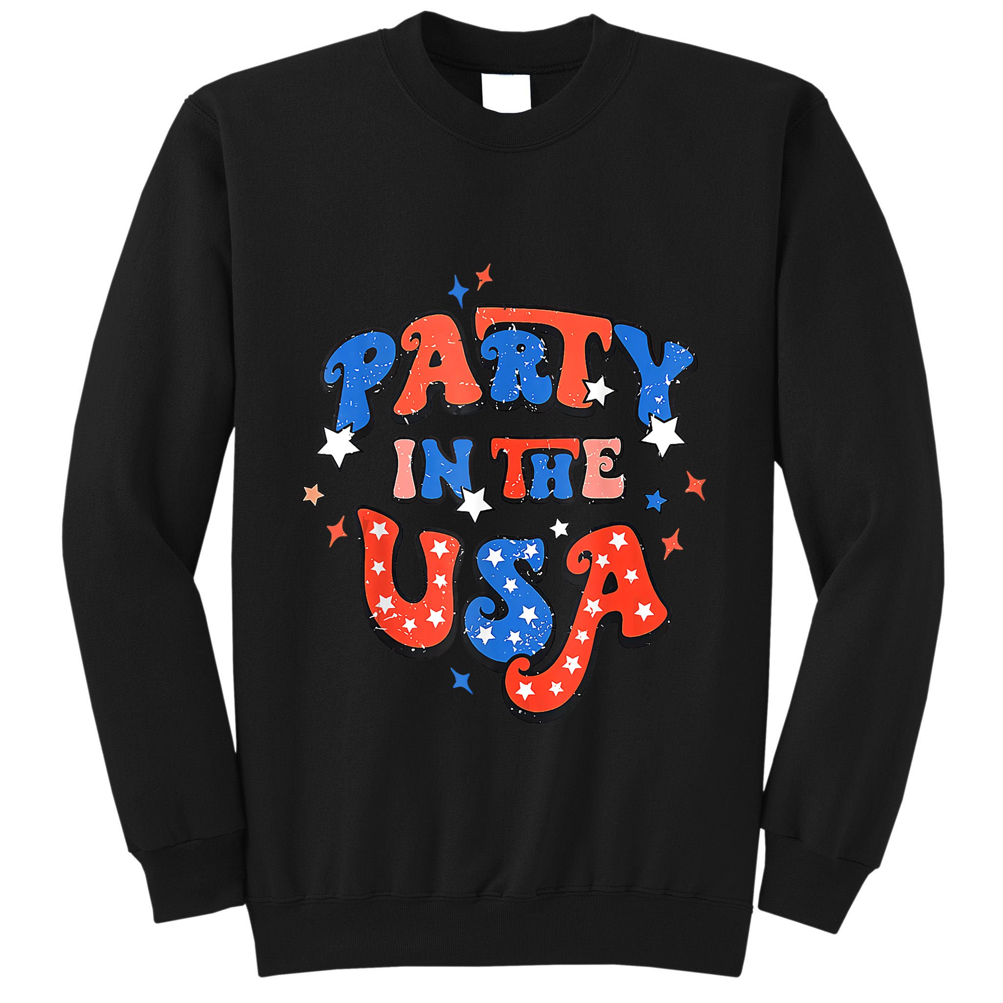 Party In The USA 4th Of July Independence Day USA Vintage Tall Sweatshirt