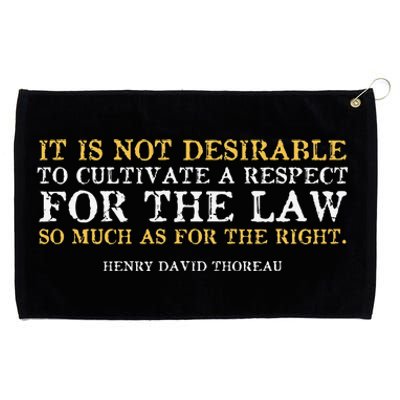 Philosophical Inquiry Truth Over Law Grommeted Golf Towel