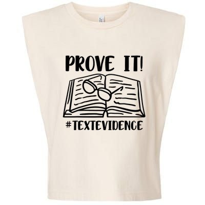 Prove It Text Evidence Garment-Dyed Women's Muscle Tee