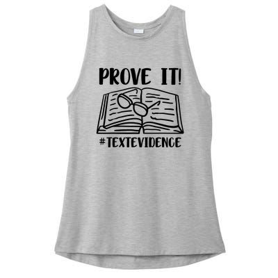 Prove It Text Evidence Ladies PosiCharge Tri-Blend Wicking Tank