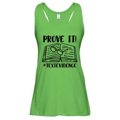 Prove It Text Evidence Ladies Essential Flowy Tank