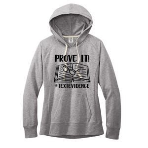 Prove It Text Evidence Women's Fleece Hoodie