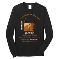 Paradise In The Sky Montana Glacier National Park Adventure Long Sleeve Shirt