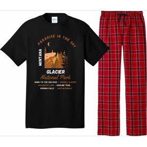 Paradise In The Sky Montana Glacier National Park Adventure Pajama Set