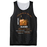 Paradise In The Sky Montana Glacier National Park Adventure Mesh Reversible Basketball Jersey Tank