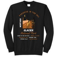 Paradise In The Sky Montana Glacier National Park Adventure Tall Sweatshirt