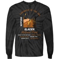 Paradise In The Sky Montana Glacier National Park Adventure Tie-Dye Long Sleeve Shirt