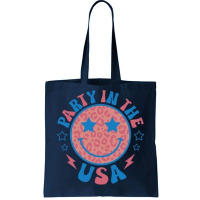 Party In The USA 4th Of July Preppy Smile Tote Bag