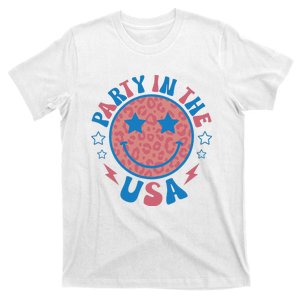 Party In The USA 4th Of July Preppy Smile T-Shirt