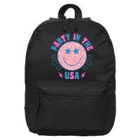 Party In The Usa Retro Star Smile 16 in Basic Backpack