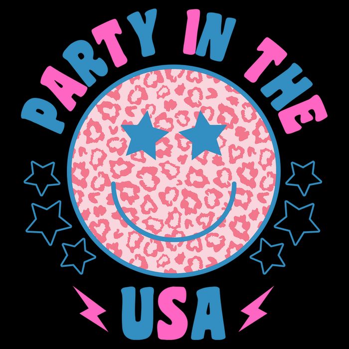 Party In The Usa Retro Star Smile 16 in Basic Backpack