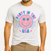 Party In The Usa Retro Star Smile Cooling Performance Crew T-Shirt