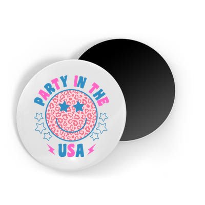 Party In The Usa Retro Star Smile Magnet