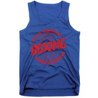 Pain Is Temporary Work Hard Boxing Fight Easy Honor Forever Gift Tank Top