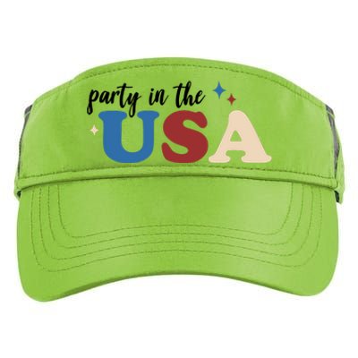 Party In The USA Holiday Festive Adult Drive Performance Visor