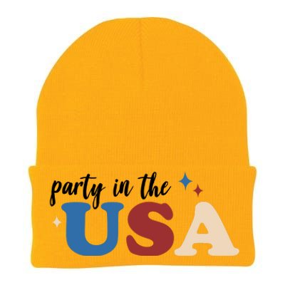 Party In The USA Holiday Festive Knit Cap Winter Beanie