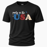 Party In The USA Holiday Festive Cooling Performance Crew T-Shirt