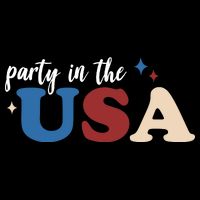 Party In The USA Holiday Festive Cooling Performance Crew T-Shirt