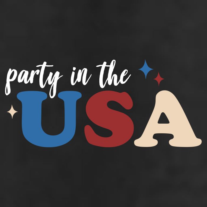Party In The USA Holiday Festive Adult Drive Performance Visor