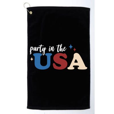Party In The USA Holiday Festive Golf Towel