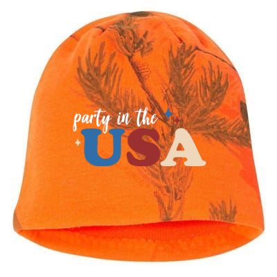 Party In The USA Holiday Festive Kati - Camo Knit Beanie