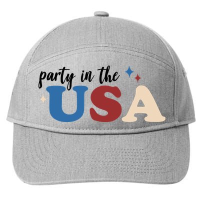 Party In The USA Holiday Festive 7-Panel Snapback Hat