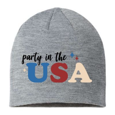 Party In The USA Holiday Festive Sustainable Beanie