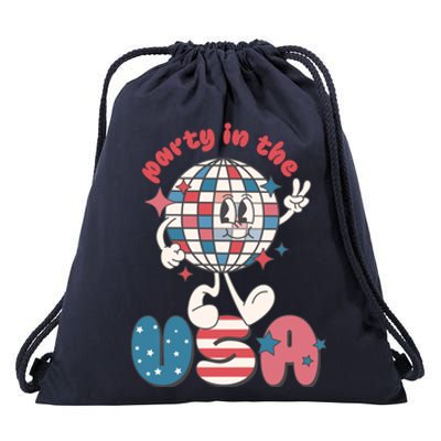 Party In The USA Drawstring Bag