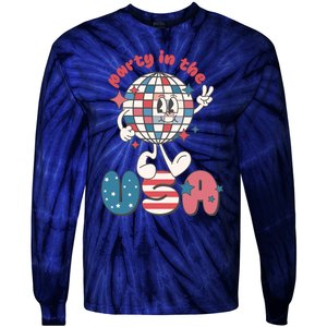 Party In The USA Tie-Dye Long Sleeve Shirt