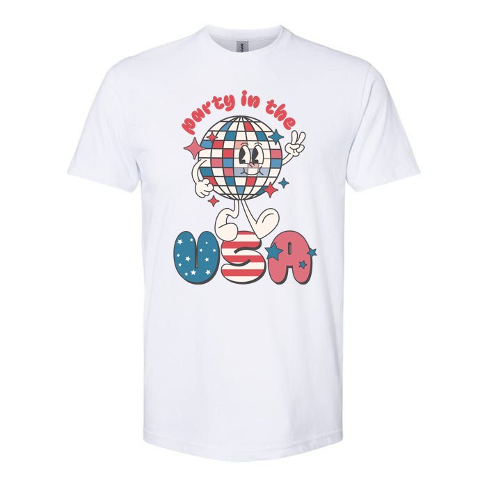 Party In The USA Softstyle CVC T-Shirt