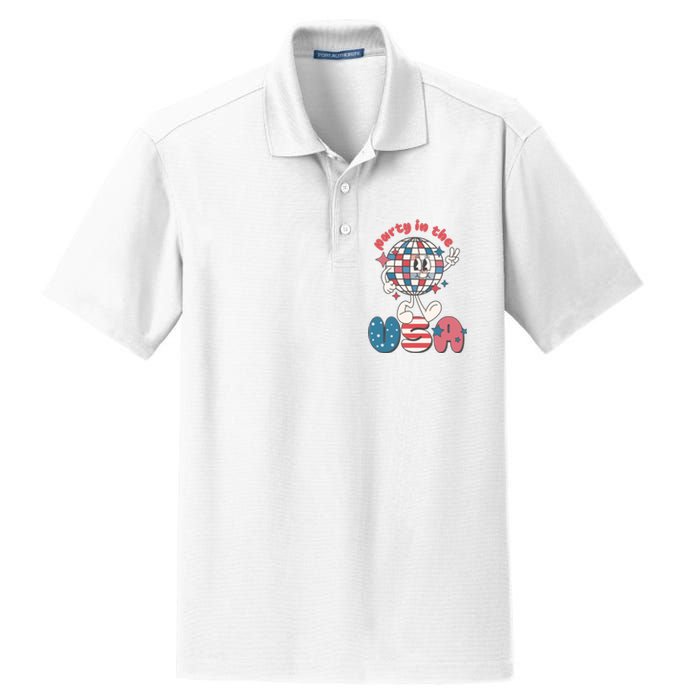 Party In The USA Dry Zone Grid Polo