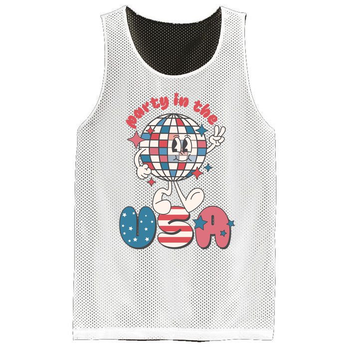 Party In The USA Mesh Reversible Basketball Jersey Tank