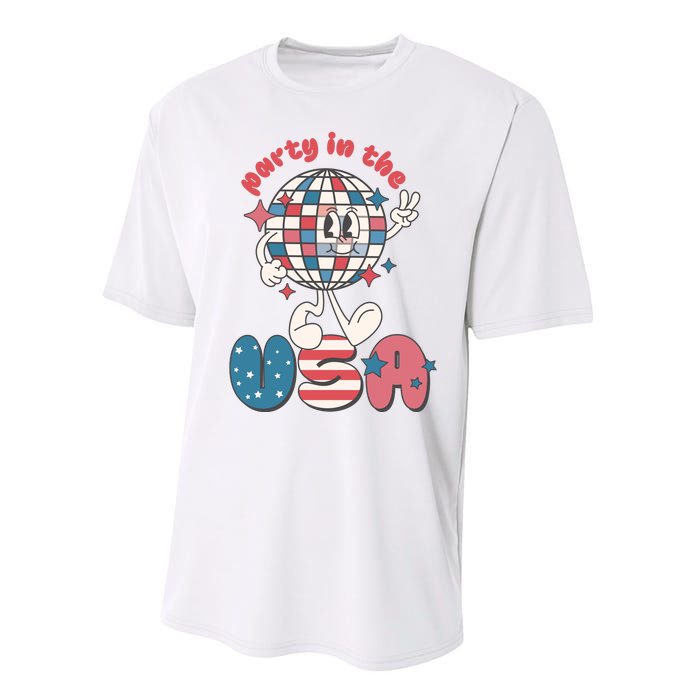 Party In The USA Performance Sprint T-Shirt