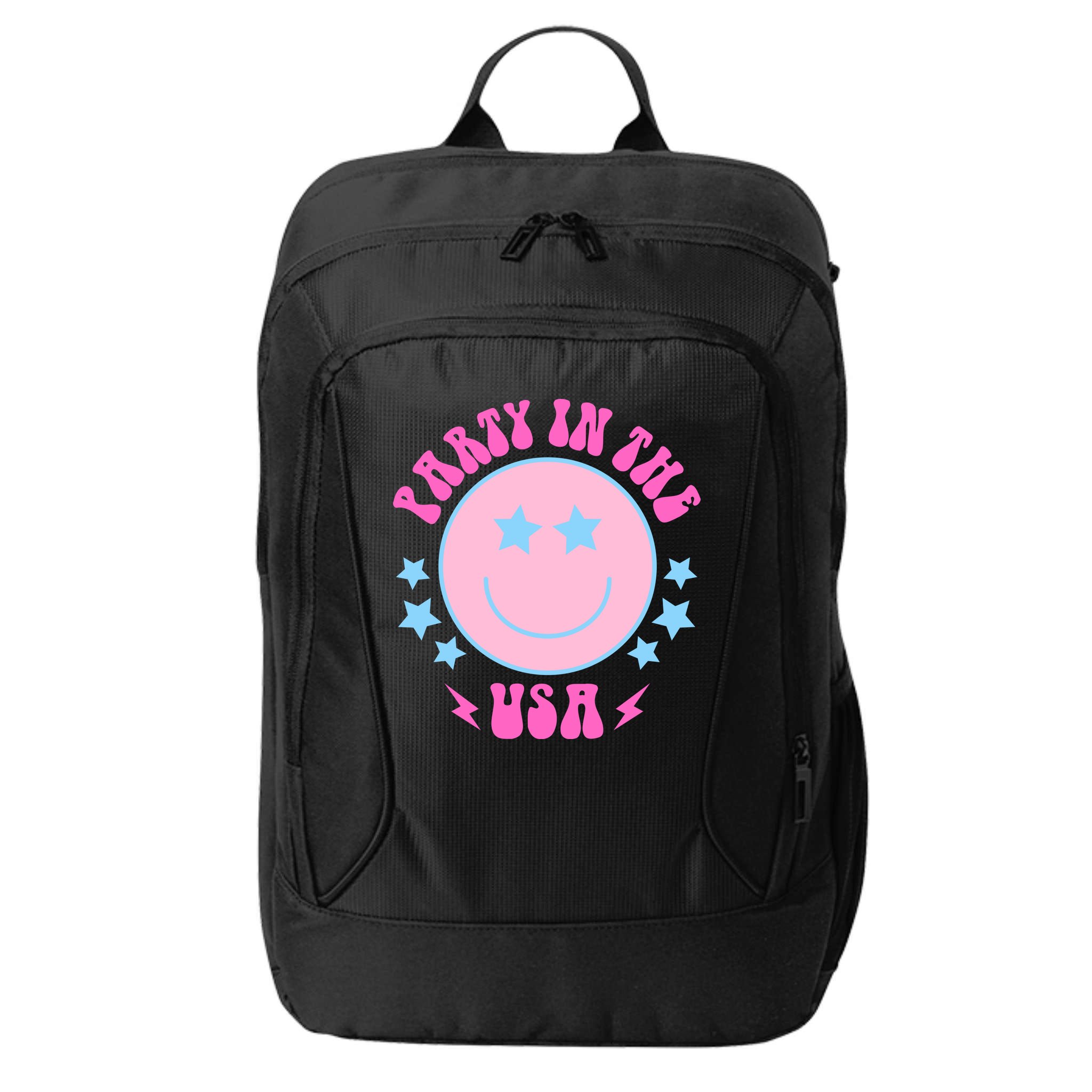 Party In The USA Retro Star Smile City Backpack