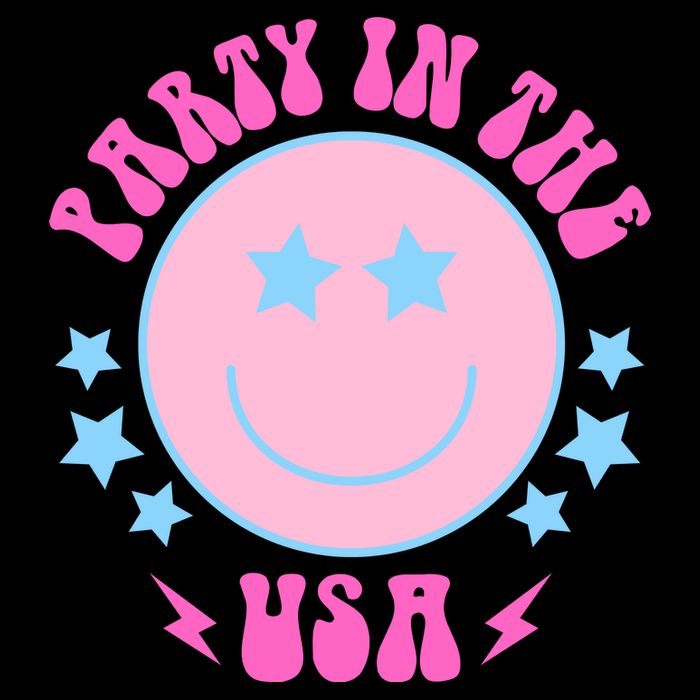 Party In The USA Retro Star Smile Bag