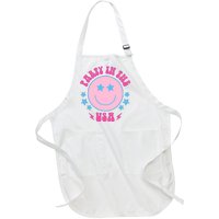 Party In The USA Retro Star Smile Full-Length Apron With Pockets