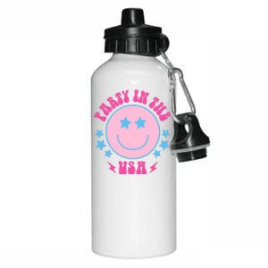 Party In The USA Retro Star Smile Aluminum Water Bottle