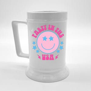 Party In The USA Retro Star Smile Beer Stein